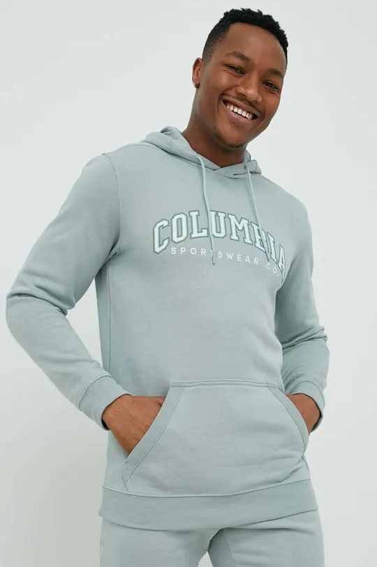 turquoise Columbia sweatshirt