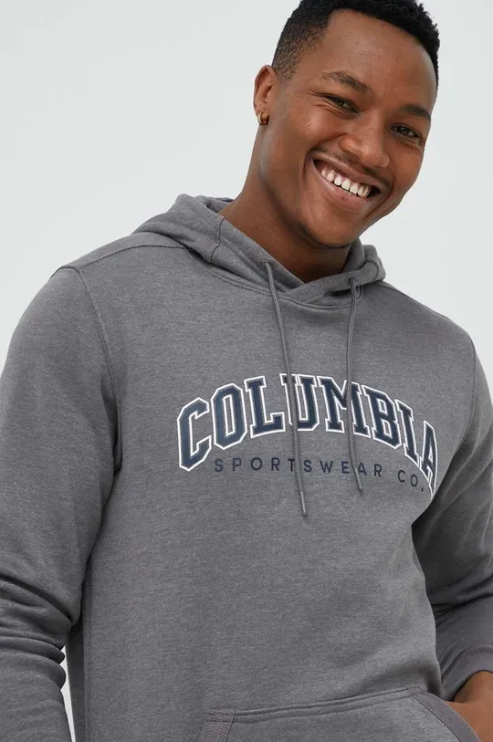 gray Columbia sweatshirt
