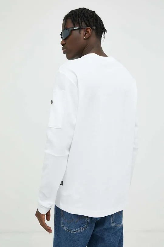Βαμβακερή μπλούζα με μακριά μανίκια G-Star Raw  100% Οργανικό βαμβάκι