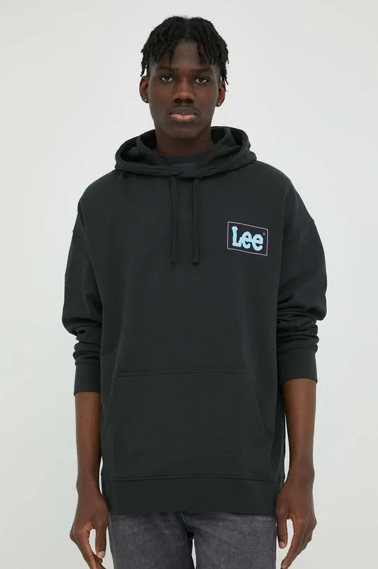 Lee bluza bawełniana czarny