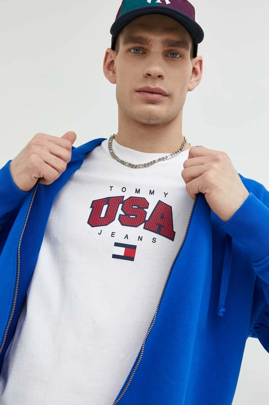 блакитний Бавовняна кофта Tommy Jeans