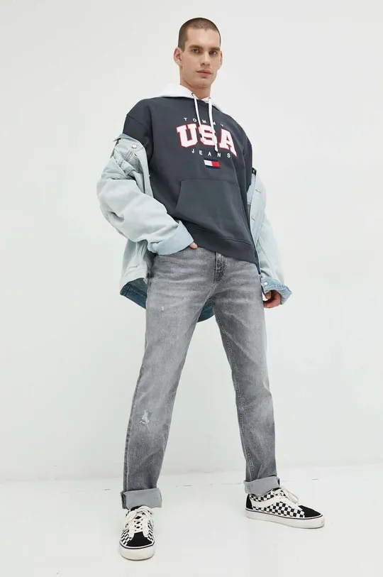 Μπλούζα Tommy Jeans γκρί