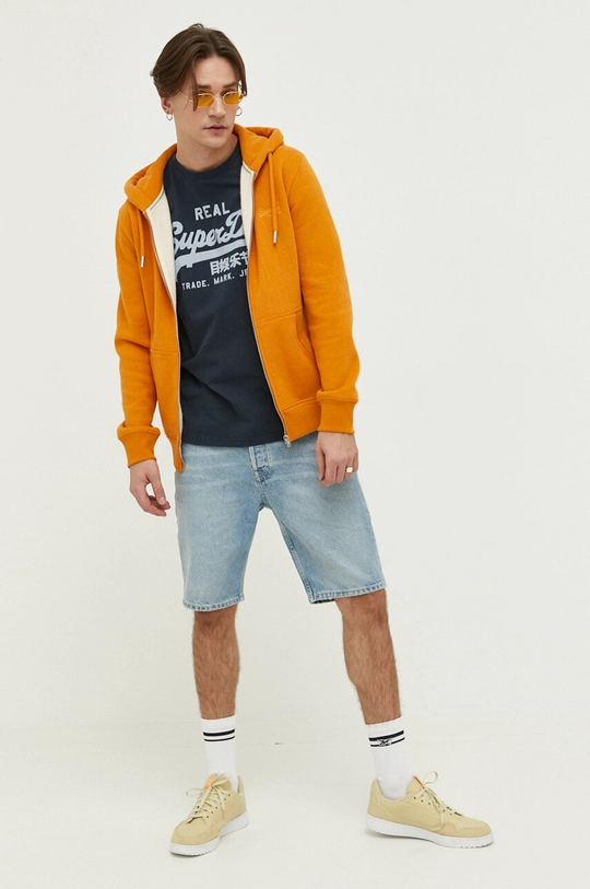 Superdry bluza żółty