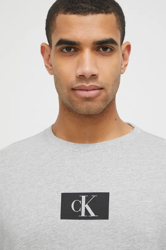 серый Хлопковая кофта лаунж Calvin Klein Underwear