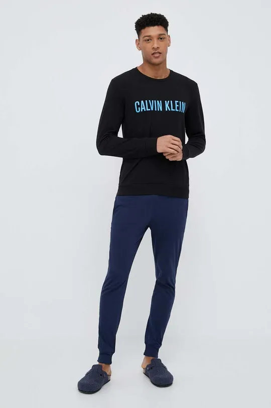 Homewear dukserica Calvin Klein Underwear crna