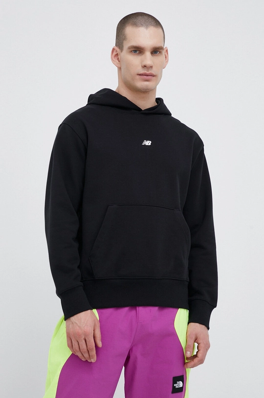 black New Balance cotton sweatshirt