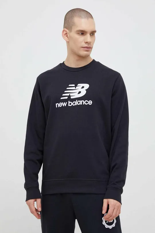 чёрный Кофта New Balance Мужской