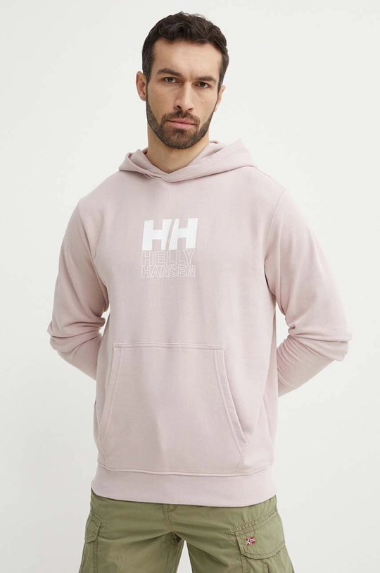 ροζ Μπλούζα Helly Hansen Ανδρικά