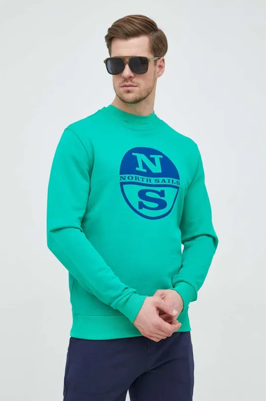 πράσινο Βαμβακερή μπλούζα North Sails