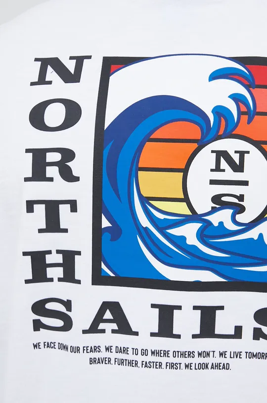 λευκό Βαμβακερή μπλούζα North Sails
