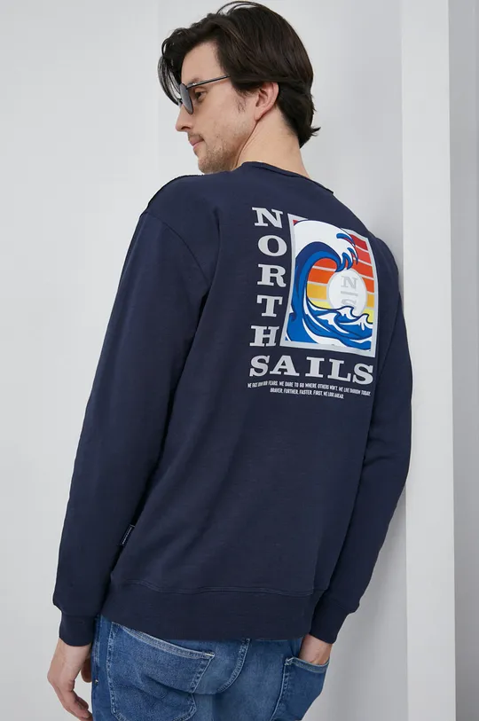 Βαμβακερή μπλούζα North Sails  100% Βαμβάκι
