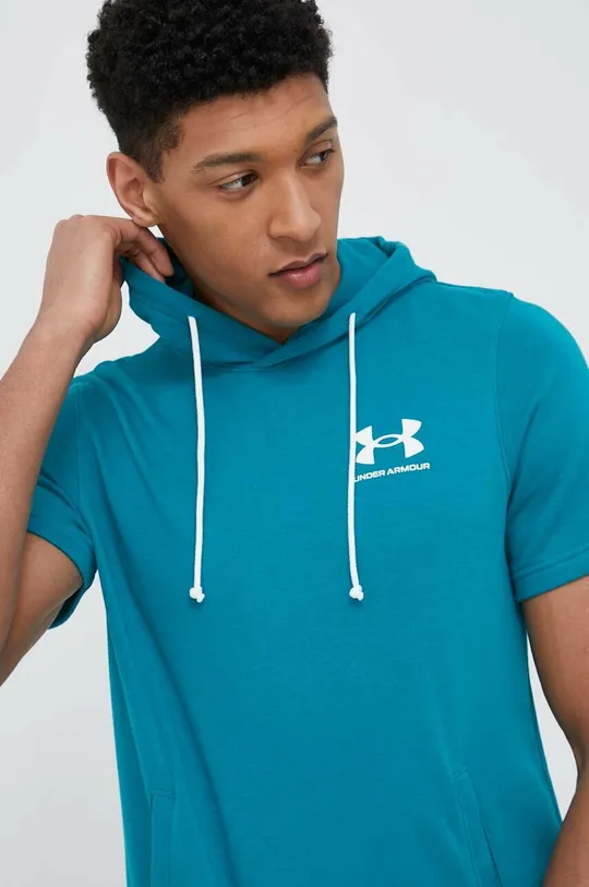 turkusowy Under Armour bluza treningowa Rival