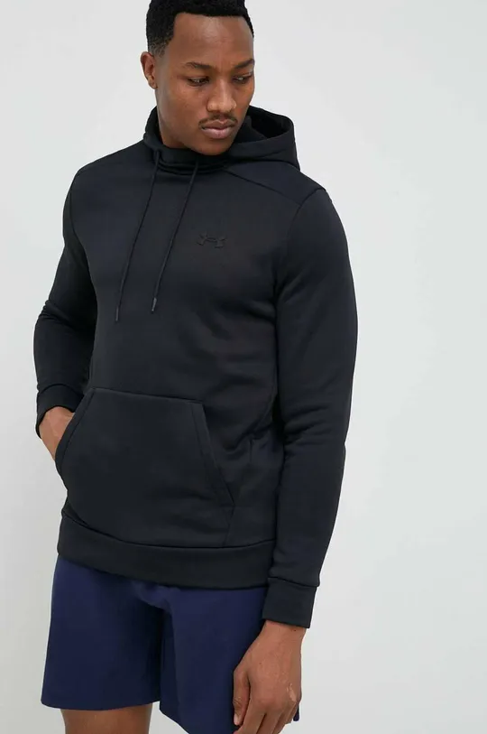 Under Armour bluză trening uni negru 1373353