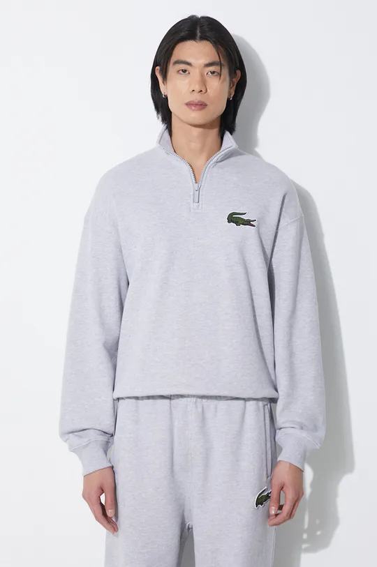 gray Lacoste cotton sweatshirt Unisex