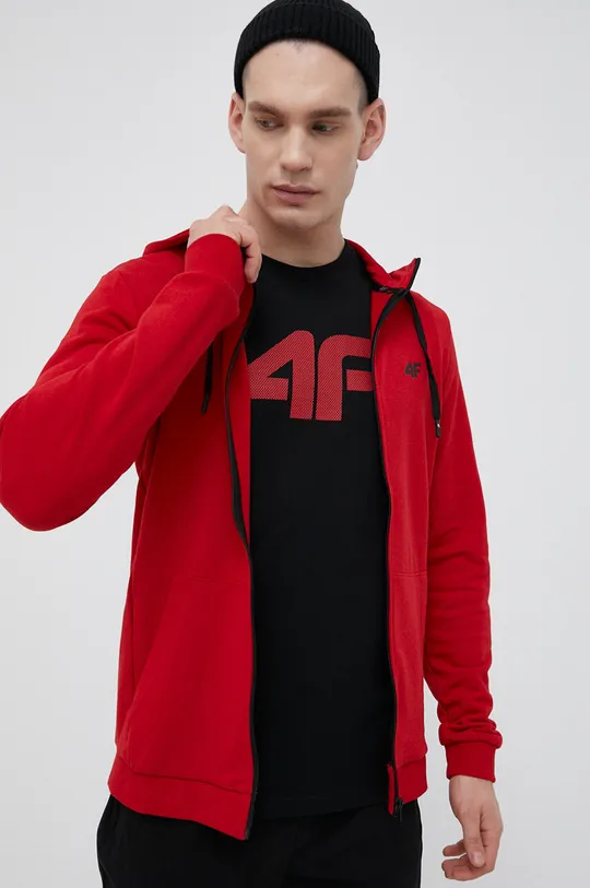 czerwony 4F bluza Męski