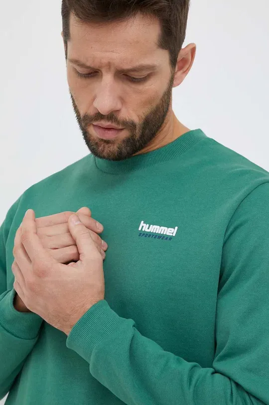 πράσινο Βαμβακερή μπλούζα Hummel
