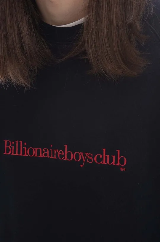 Bavlnená mikina Billionaire Boys Club Serif Serif Logo Crewneck B22422