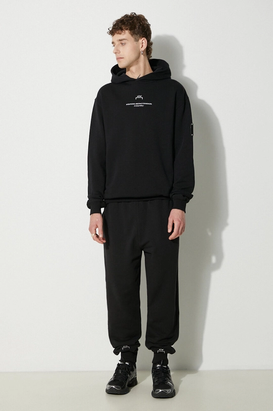 A-COLD-WALL* felpa in cotone Brutalist Hoodie ACWMW094 nero SS23