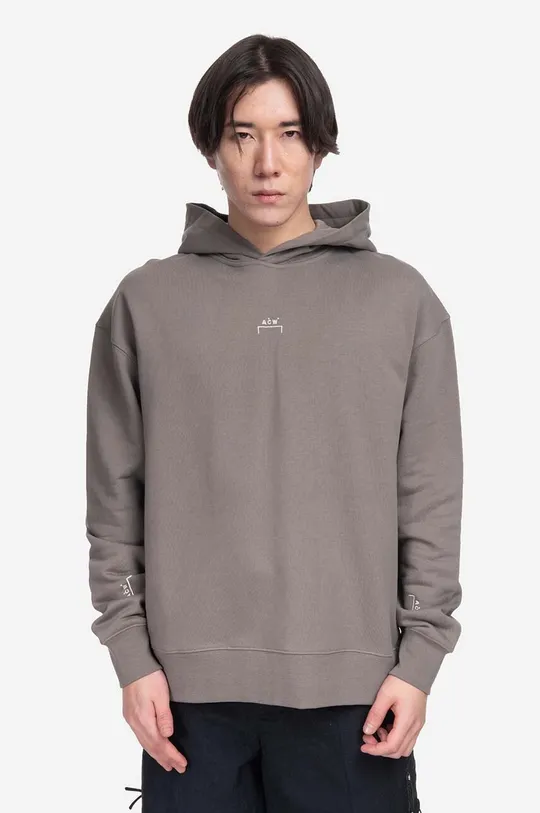 gray A-COLD-WALL* cotton sweatshirt Essential Hoodie Men’s