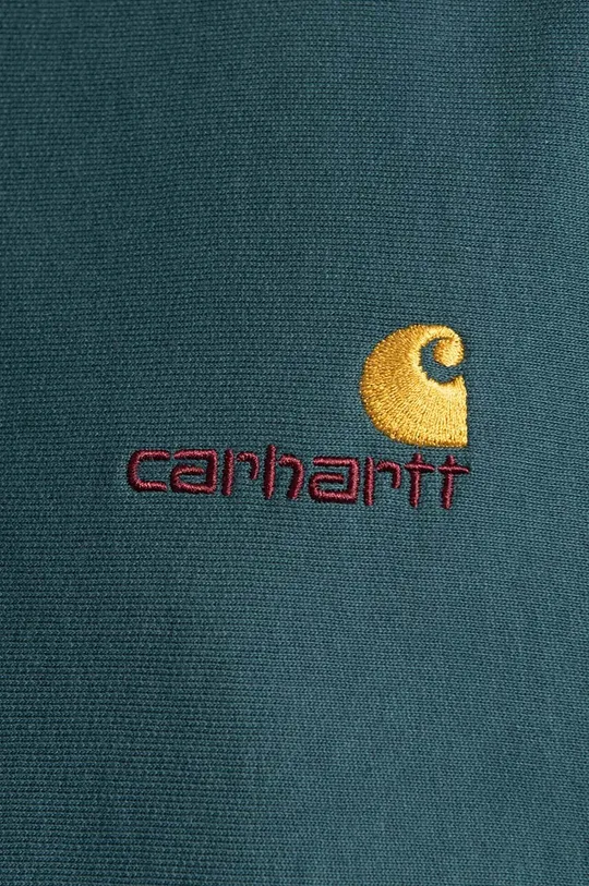 Carhartt WIP sweatshirt American Script green