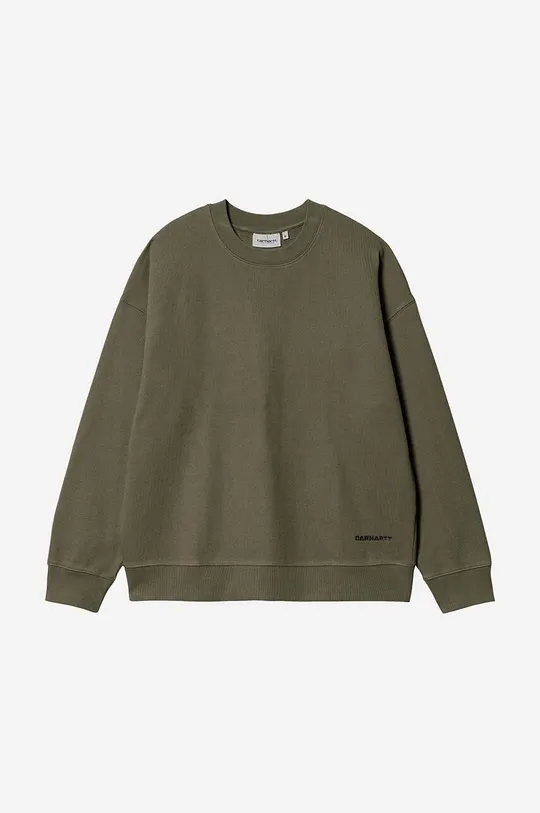 green Carhartt WIP cotton sweatshirt Link Script
