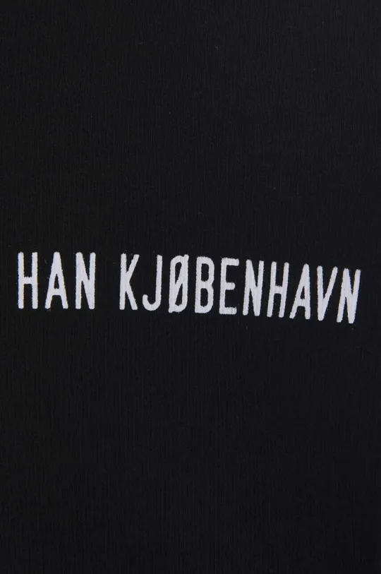 negru Han Kjøbenhavn hanorac de bumbac Logo Print Regular Hoodie