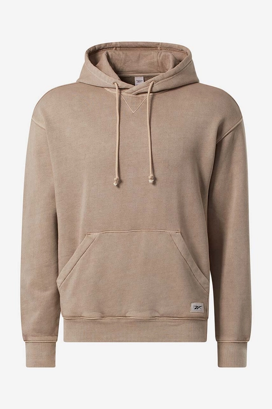 bej Reebok Classic hanorac de bumbac FT Hoodie