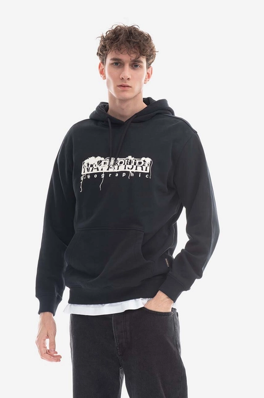 black Napapijri cotton sweatshirt Men’s