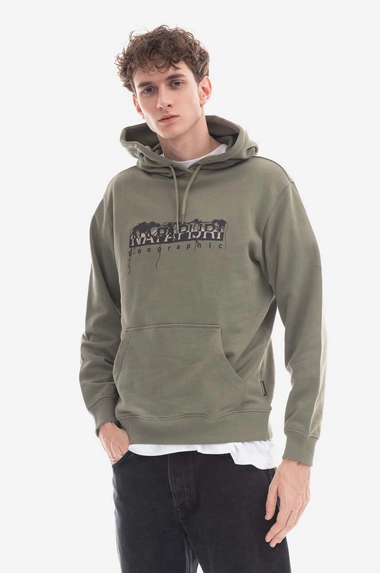 green Napapijri cotton sweatshirt Men’s