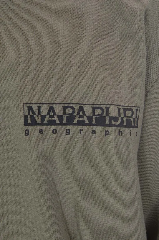 green Napapijri cotton sweatshirt