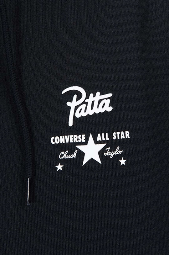 černá Bavlněná mikina Converse x Patta Utility