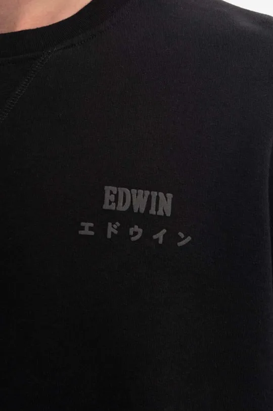 black Edwin cotton sweatshirt Base Crew