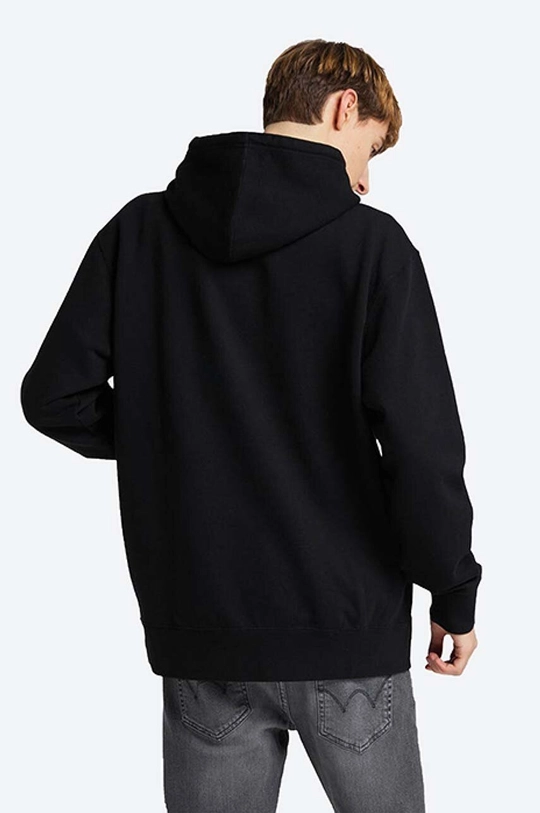 Edwin cotton sweatshirt Sunset on MT Fuji black