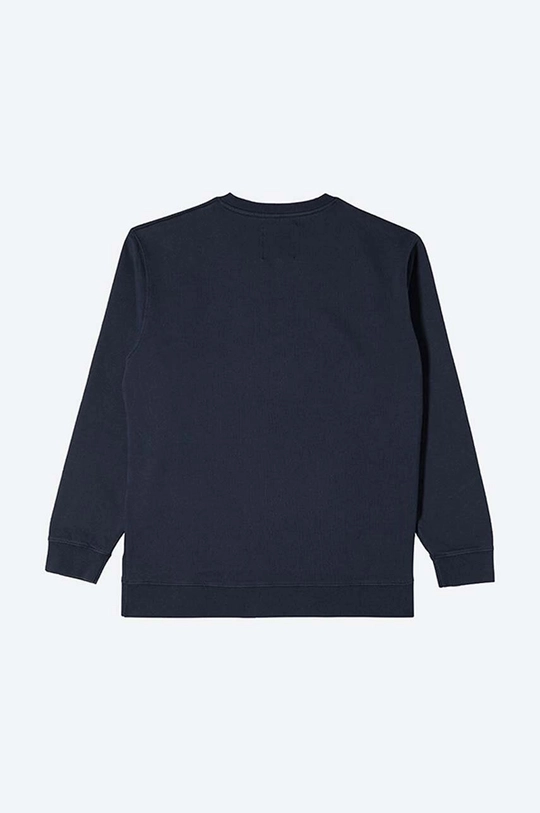 blu navy Edwin felpa in cotone Base Crew