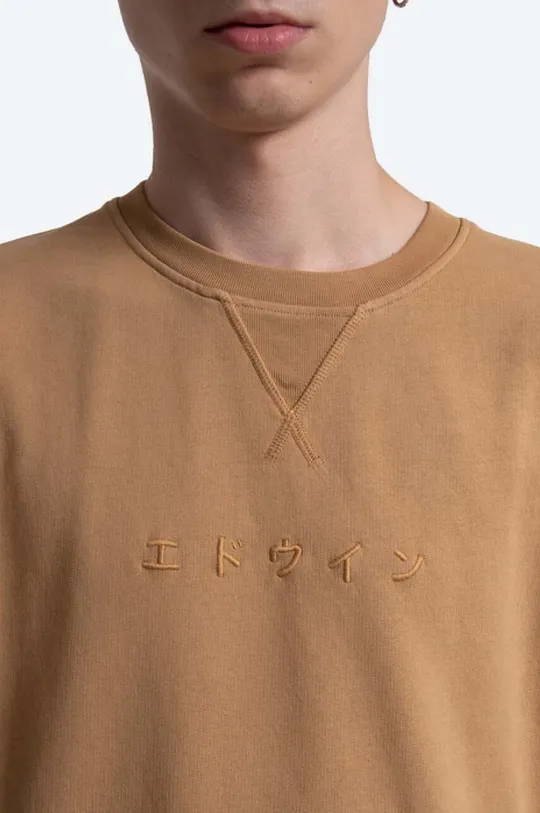 golden brown Edwin cotton sweatshirt Sweat