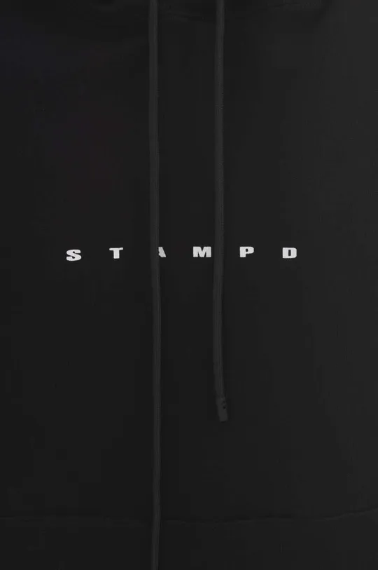černá Bavlněná mikina STAMPD