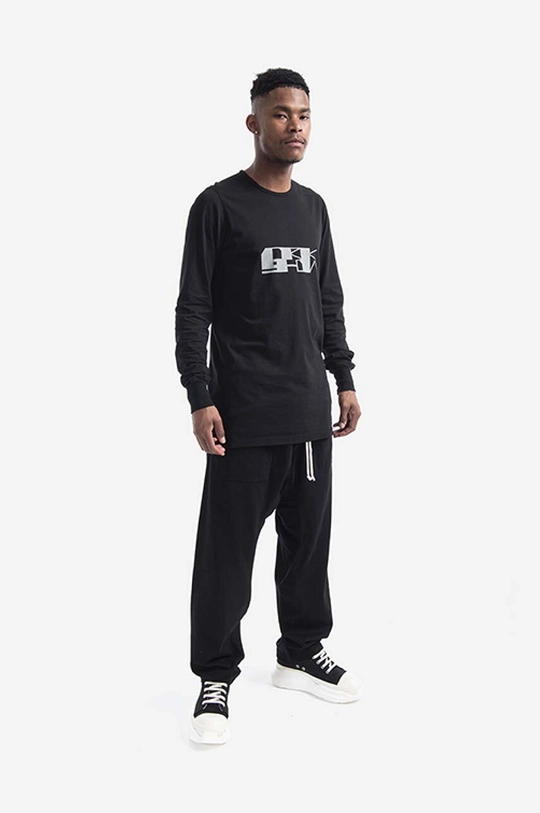 Rick Owens cotton sweatshirt black