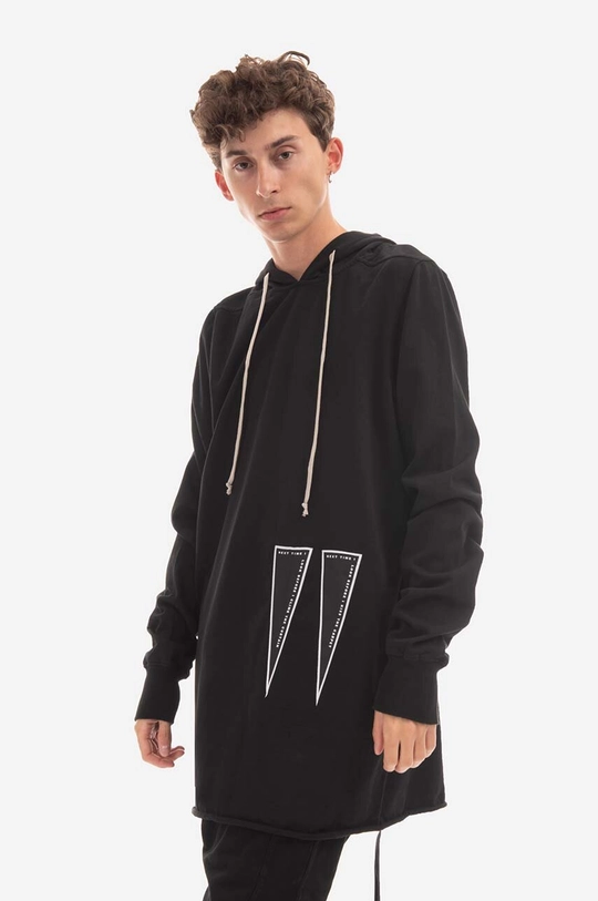 Bavlněná mikina Rick Owens Pullover Hoodie Pánský