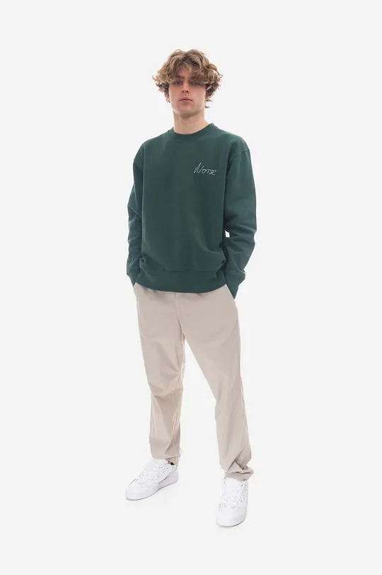 Norse Projects cotton sweatshirt green