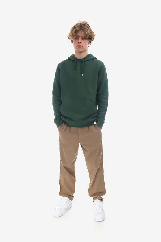 Norse Projects cotton sweatshirt Vagn Classic green