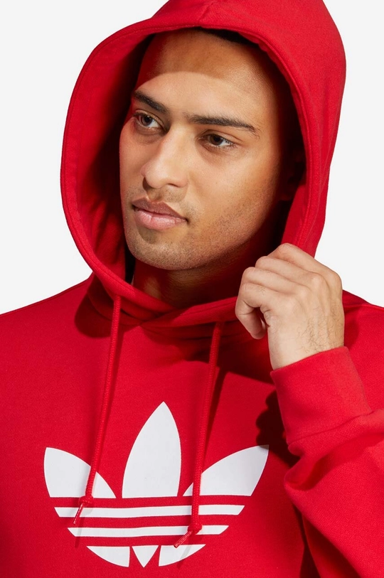 Памучен суичър adidas Originals Adicolor Classics Trefoil Hoodie Чоловічий