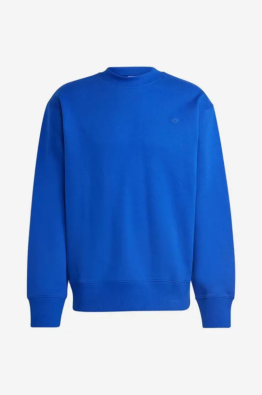 niebieski adidas Originals bluza bawełniana Adicolor Contempo Crew Sweatshirt