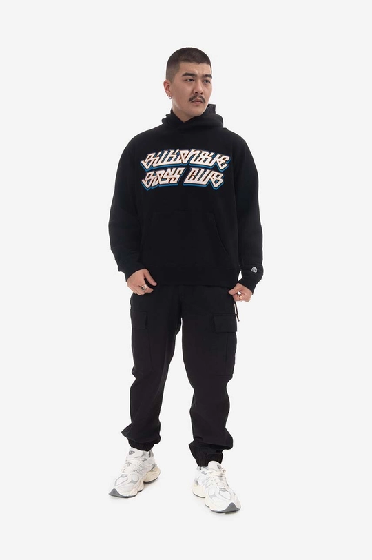 czarny Billionaire Boys Club bluza bawełniana Cursive Logo Męski