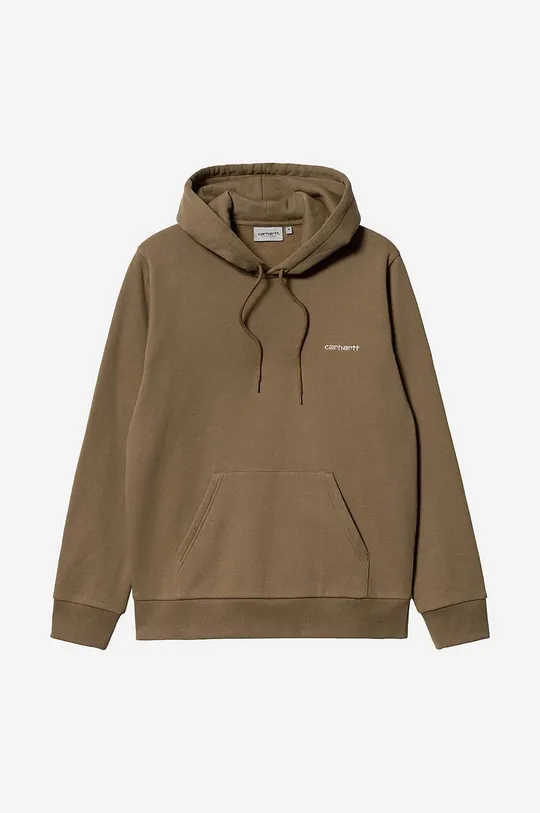 brown Carhartt WIP sweatshirt Hooded Script