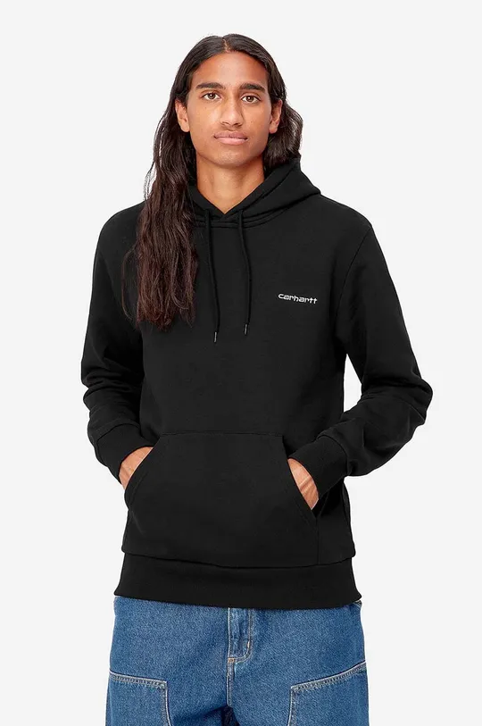 Carhartt WIP sweatshirt Hooded Script  57% Cotton, 43% Polyester