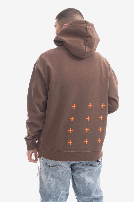 brown KSUBI cotton sweatshirt