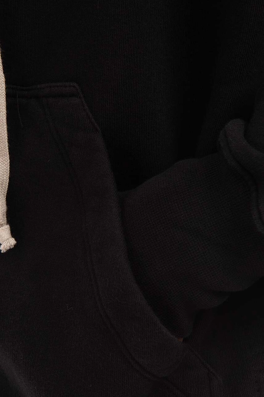 black Rick Owens cotton sweatshirt