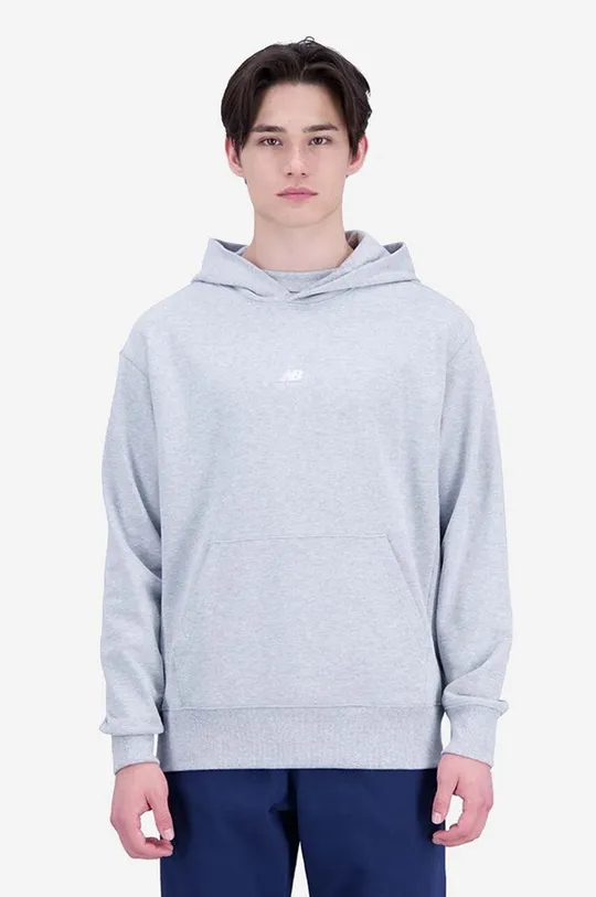 gray New Balance cotton sweatshirt
