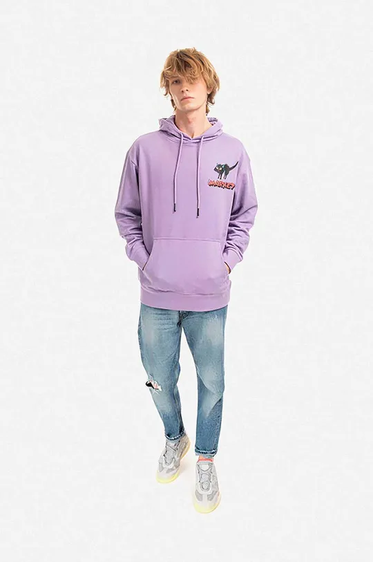 Market cotton sweatshirt violet