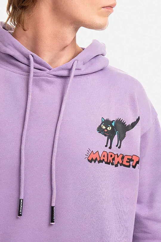 фиолетовой Хлопковая кофта Market